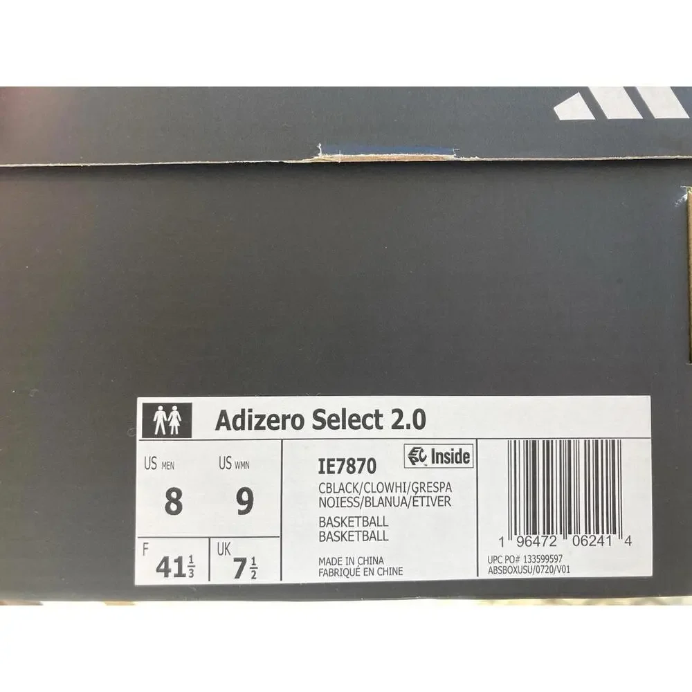 Adidas Adizero Select 2.0 Men’s Basketball Shoe Sneakers Trainers #866 Size 8 - Picture 8 of 8